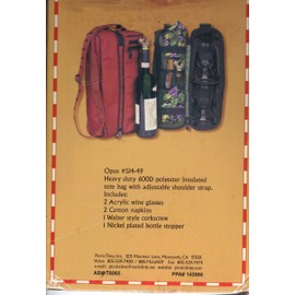 Picnic Time Opus Picnic Bag, Burgundy, Green