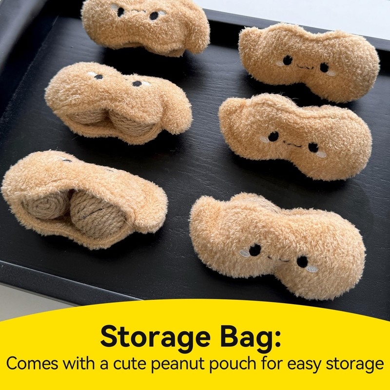 Meawland cat Toy Sisal Balls Peanut