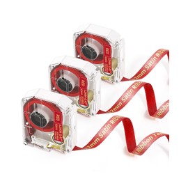 Phomemo M950 M960 Satin Ribbon Label Tapes x 3 - Compatible with Brother P-Touch M Ribbons MK231 M-K231 M231.12 mm x 2 m, Gold on Red Compatible with Brother PT-M95 PT-85 PT-70BM PT-90 PT-65