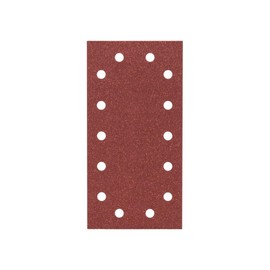 Bosch 2609256B22 Abrasive Sheets for Orbital Sanders 115 x 230 Self-Gripping System 14 Holes Grit Size 120 Pack of 10 Sheets