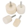 5 Set of Cerium Oxide Powder 4Pcs Wool Felt Polishing