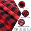 Fayavoo Christmas Tablecloth Round, Buffalo Plaid Tablecloth 70 x 70