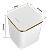 Senbaler Small Table Bin with Lid, 2 L, Mini Table