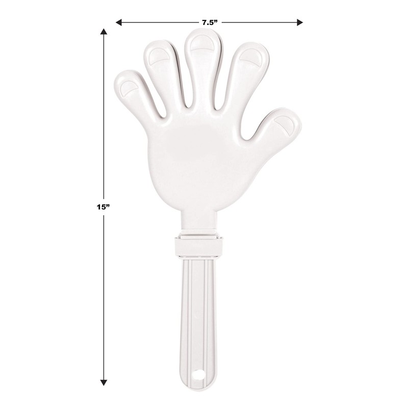 Giant Hand Clapper (white) Party Accessory (1 count)