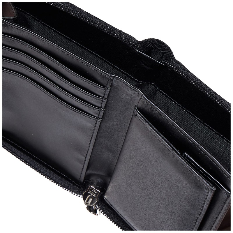Ben Davis BDW-9313S Wallet, Billfold, Bi-fold, Synthetic Leather, Black