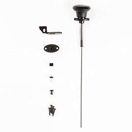 National Hardware N109-070 Gate Latch Cable Pull, Black