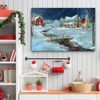 Renditions Gallery Christmas on The Farm Wall Art, Snowy Country