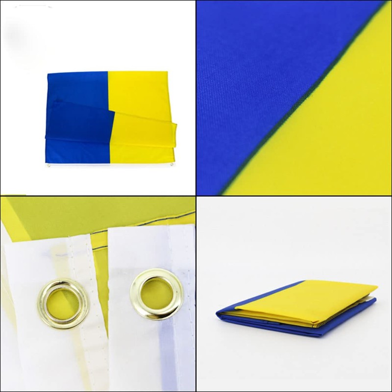 AISHITE Ukraine Flag 3x5 Ukraine Flag 150*90cm Outdoor Flag 3x5ft