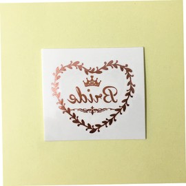 Baluue 80pcs Bride Bridesmaid Temporary Body Stickers for Wedding Party Glamorous Bridal Shower Favors Safe Skin-friendly Stickers for Fun Celebrations and Engagement Events