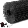 Wirewonders Black Hardware Cloth 1/2inx48inx100ft, Chicken Wire Fencing, 19Gauge, Vinyl