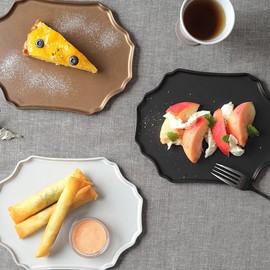 East Table Plate, 9.1 inches (23 cm), Depreschuette, White