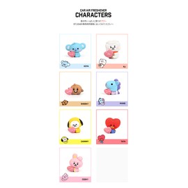 Solomon Shoji BT21-RAF-A-SK Car Air Freshener (SHOOKY)