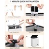 SOLEDI Luxury Double Laundry Hamper with Lid and Removable Bags,