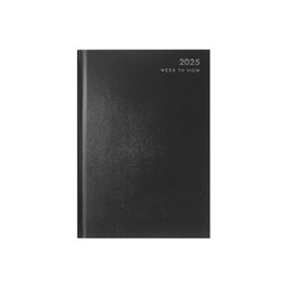MantraRaj 2025 A4 Week To View Diary with Hard Backed Organiser For Student, Teacher, Home, Office, Business Weekly Year Planner Best for Gift | Daily Planner | A4 Diaries (A4 Week To View, Black)