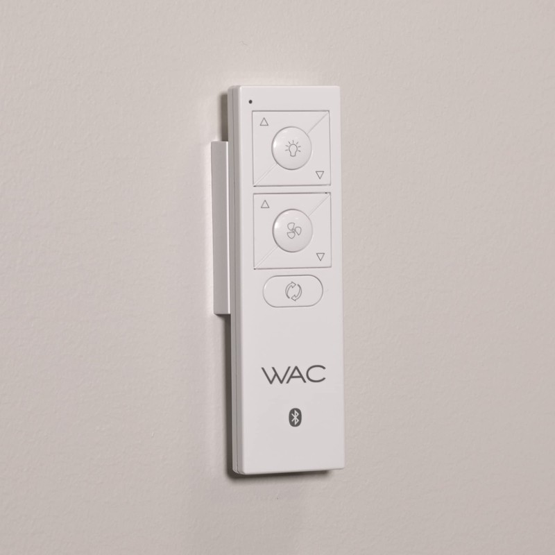 6-Speed Ceiling Fan Wireless Bluetooth Remote Control Wall Cradle in