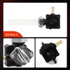 Rogierra Fuel Valve Petcock with Male Thread Compatible with Harley