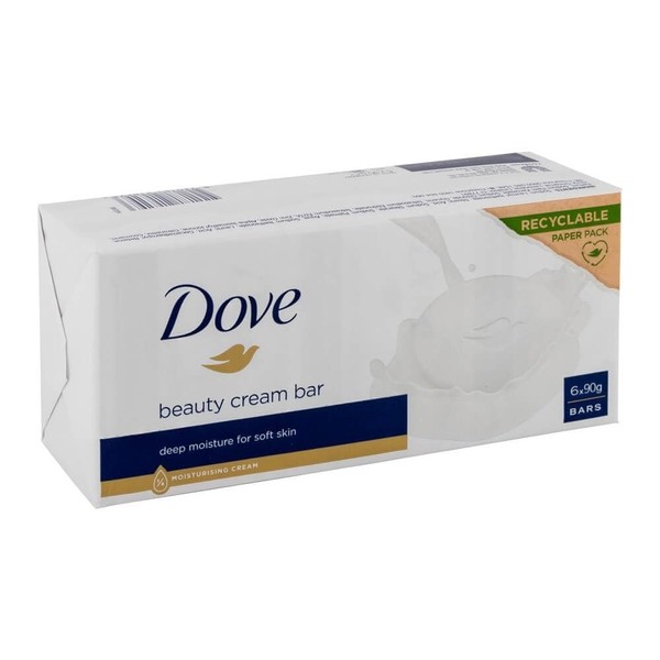 6 x Dove Beauty Cream Bar | Classic Original Soap