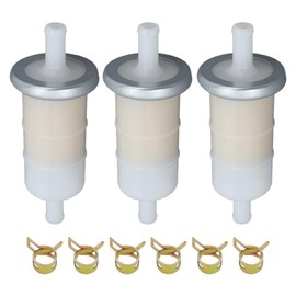 Carbpro 49019-1055 Fuel Filter Fits for Kawasaki Mule 610 600 2510 3010 Motorcycle ATV FD501D FD501V FD590V FD611V FD620D FD661D FD671D FD711D FD750D FD791D FD851D Replaces # 49019-0032 8mm (3PCS)