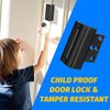 DUOSI Reinforced Home Security Door Lock Bracket with 8 Screws