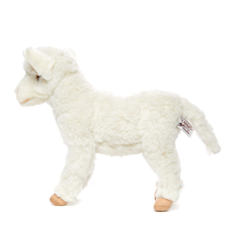 HANSA White Lamb 4 Paws Soft Toy 28cm