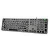 KOPJIPPOM Large Print Backlit Keyboard for Mac, Dual Interface, Low
