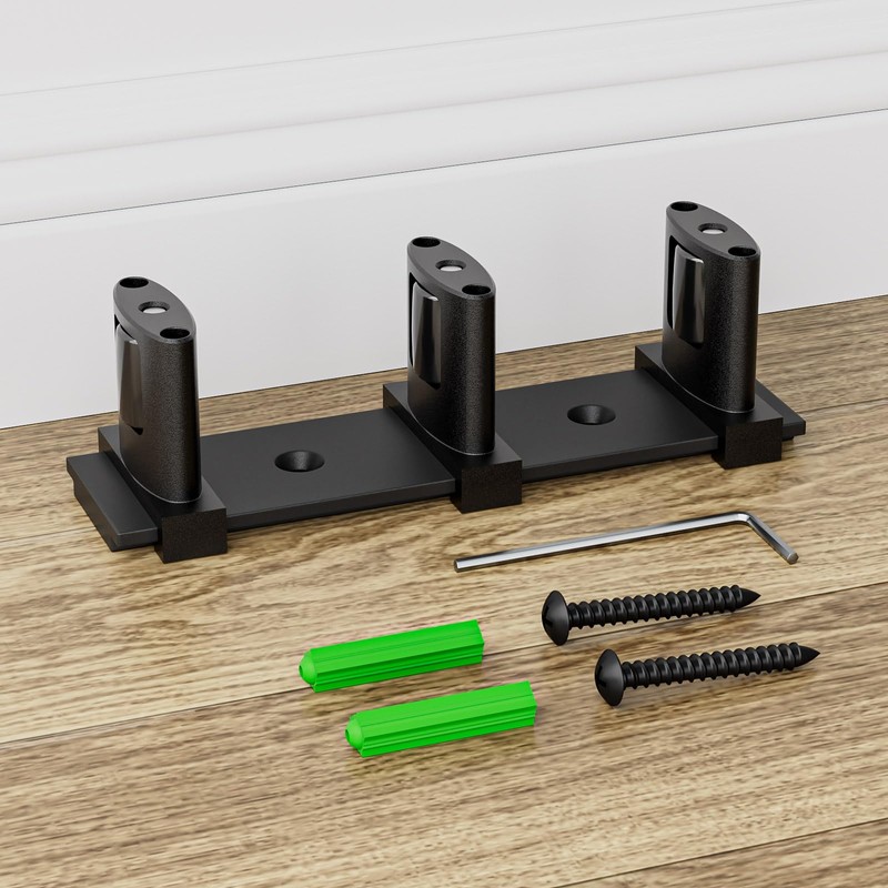 CCJH Adjustable Sliding Door Guide for Floor, Bypass Door Floor