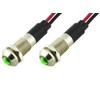 Alpinetech PL8B 8mm 5/16" Green 120V AC/DC LED Metal Signal