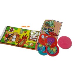 PHATCAPS 1995 Phat Caps Pogs Milk Caps SLAMMER Tazos Trading Cards Wax Pack Retro 90s