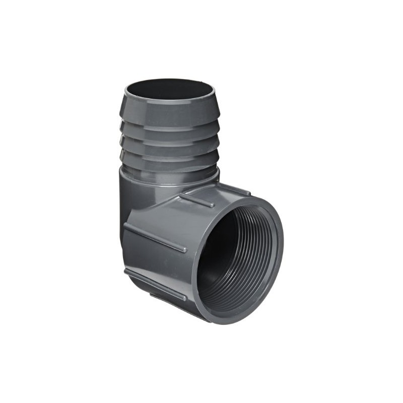 Spears 1407 Series PVC Tube Fitting, 90 Degree Elbow, Schedule