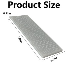 Diamond Sharpening Stone 2 Side 300/1000 Grit, Diamond Knife Sharpener Plate Honing Stone 7.99-inch Hone Sharpener (SET-E)