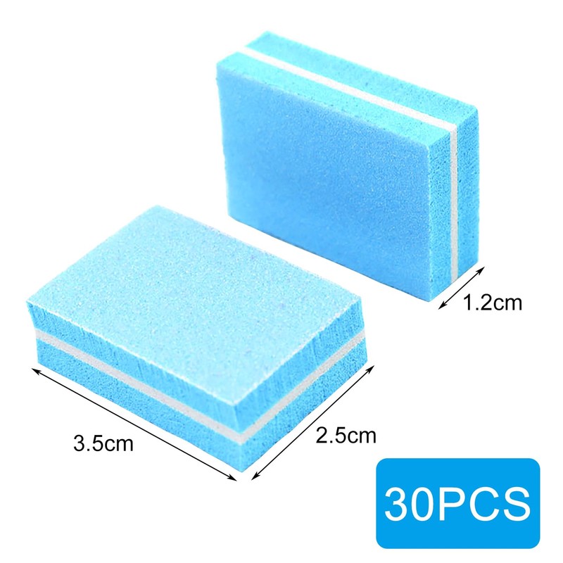 YPYMOD 30 PCS Nail Buffer Blocks, Professional Nail Sanding Blocks,