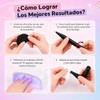 Pinceles para Uñas, Gel para Uñas, Requires lamp curing 6