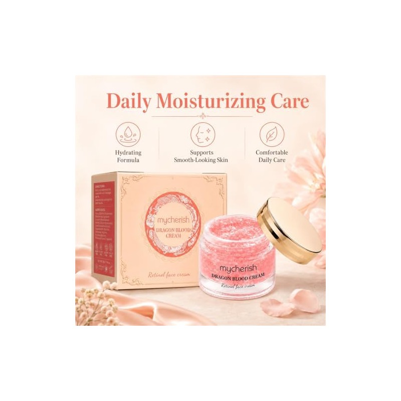 Crema Dragon Blood con Retinol, Hidratante Facial Diario