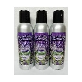 Smoke Odor Exterminator Lavender With Chamomile 7oz Large Spray Set of Three Can