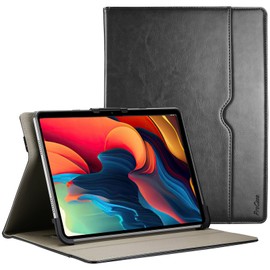 ProCase Universal 10/10.1 Inch Android Tablet Case, Cover for 9"-11" Tablets, Premium PU Leather, Multiple Viewing Angles and Pencil Holder -Black