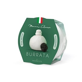 MARKY'S Burrata with Truffles Mozzarella & Cream Fresh Italian Cheese - 8 oz / 227 g (Pack of 6) - GUARANTEED OVERNIGHT