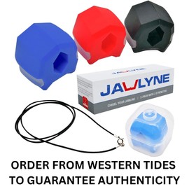 Jawlyne - Jaw Exerciser 3 Pack with 3 Strengths Jawline Toner Exerciser for Men and Women