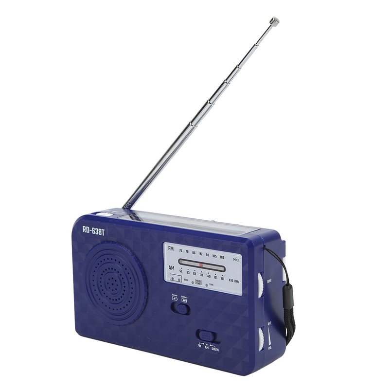 Hand Crank Solar Radio Multifunctional Emergency Radio With LED Flashlight
