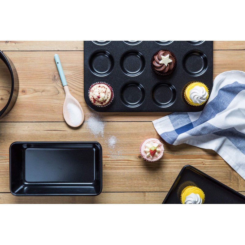 Tala Performance Yorkshire Pudding Tin, Steel, Black, 10A10680