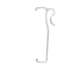 Shade Doctor of Maine 2 1/2 inch Single Slat Valance Clips Style 63 for Horizontal Wood Mini Blinds from (6)