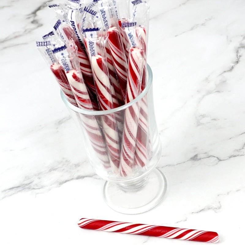 Peppermint Sticks, 80 Pack, Candy Cane Sticks, Peppermint Sticks For