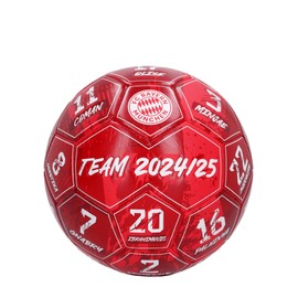 FC Bayern München Ball | Football | Signature 2024-25 | Red | Size 5