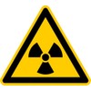 Sticker Warning Sign "Warning of Radioactive Substances or Ionising Rays"