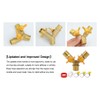 Solid Brass Y Ball Valve 3 Male Thread with Comfort