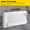 Happybuy Crawl Space Flood Vent - 8" Height x 16"