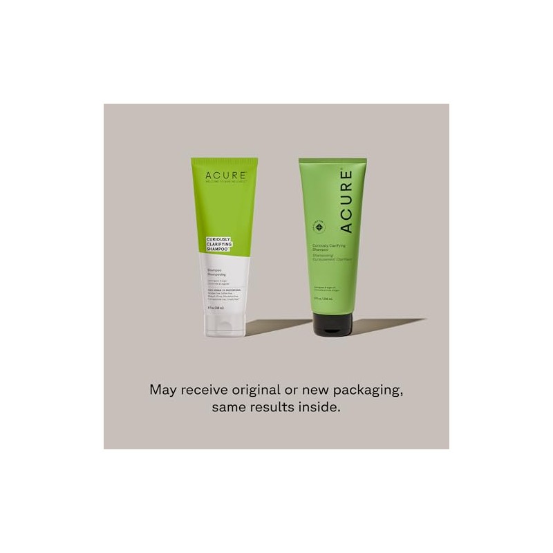 Acure | Shampoo Clarificante para limpieza Profunda | Elimina la