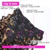 Curly Clip in Hair Extensions Real Human Hair 18inch 120g