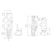 D&D Technologies LL3ALW LokkLatch, Locking Gate Gravity Latch, Key Lockable