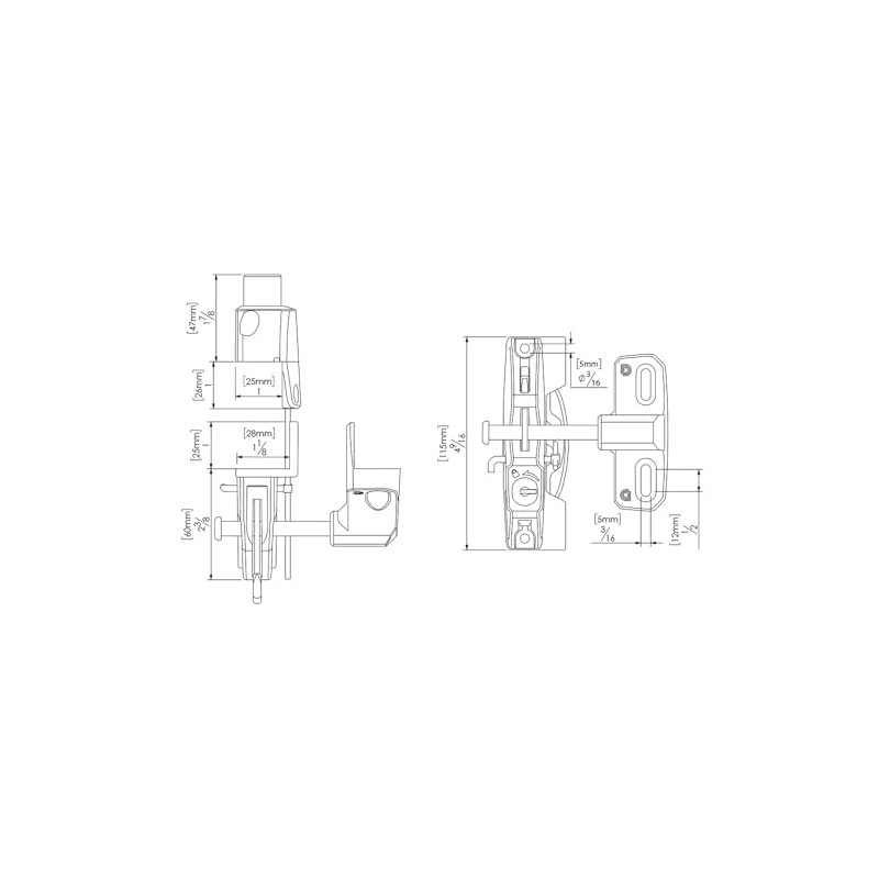 D&D Technologies LL3ALW LokkLatch, Locking Gate Gravity Latch, Key Lockable