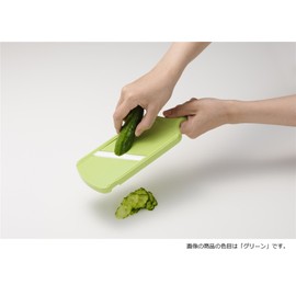 Kyocera CSZ-182SPU Ceramic Slicer, Variable Type (3 Level Thickness Adjustment Function), Shiny Pull, 11.9 inches (27.7 cm), Protector Included